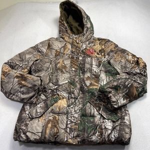 Redhead Hoodie Mens Large L Realtree Xtra Camo Long Sleeve Puffer Camouflage
